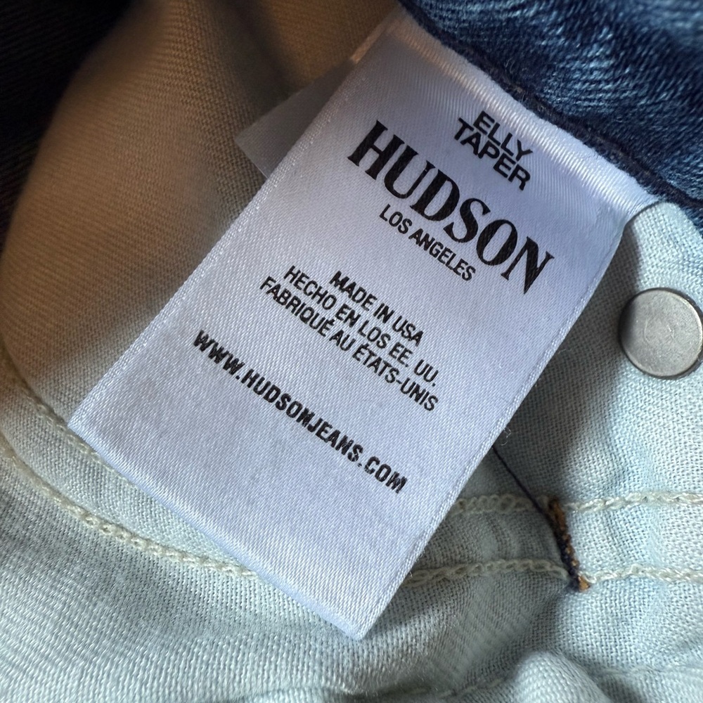 Hudson Jeans Medium Blue High Rise Denim - Picture 8 of 9